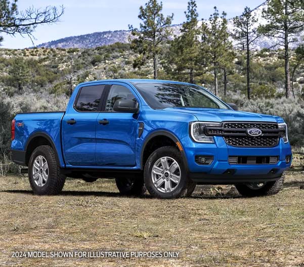 2025 Ford Ranger parked in a rural park