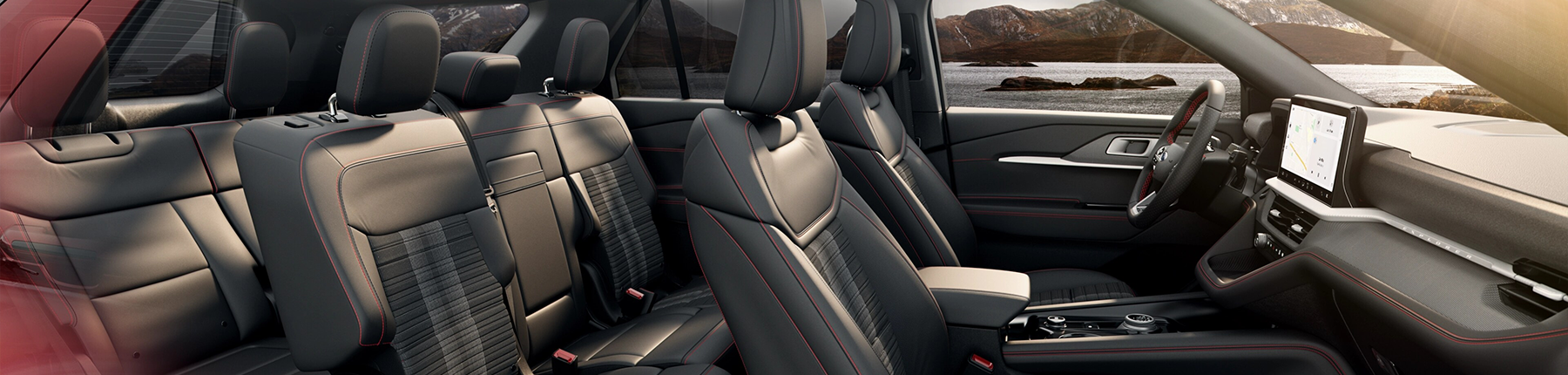 SUV interior view