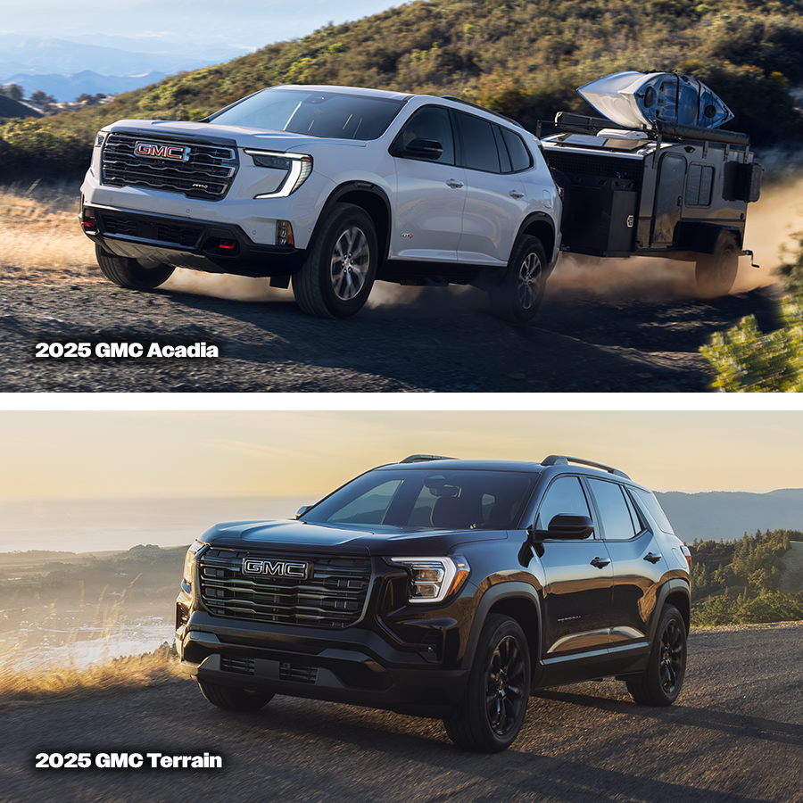 2025 GMC Acadia and Terrain