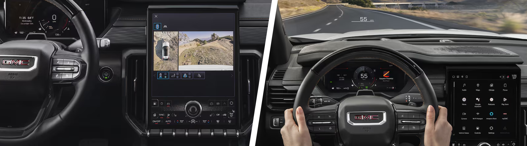 GMC Acadia's Interior and safety features