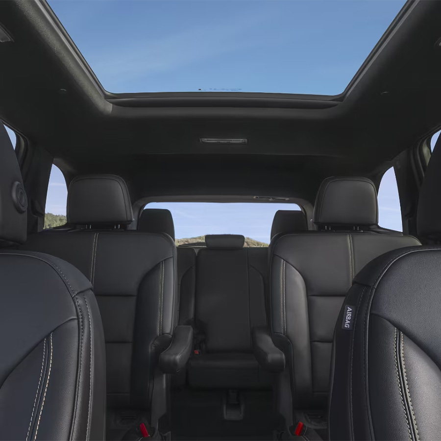 3-Row GMC Interior