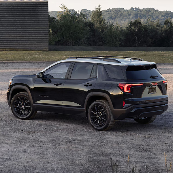 Rear Three-Quarters View of the GMC Terrain Small SUV