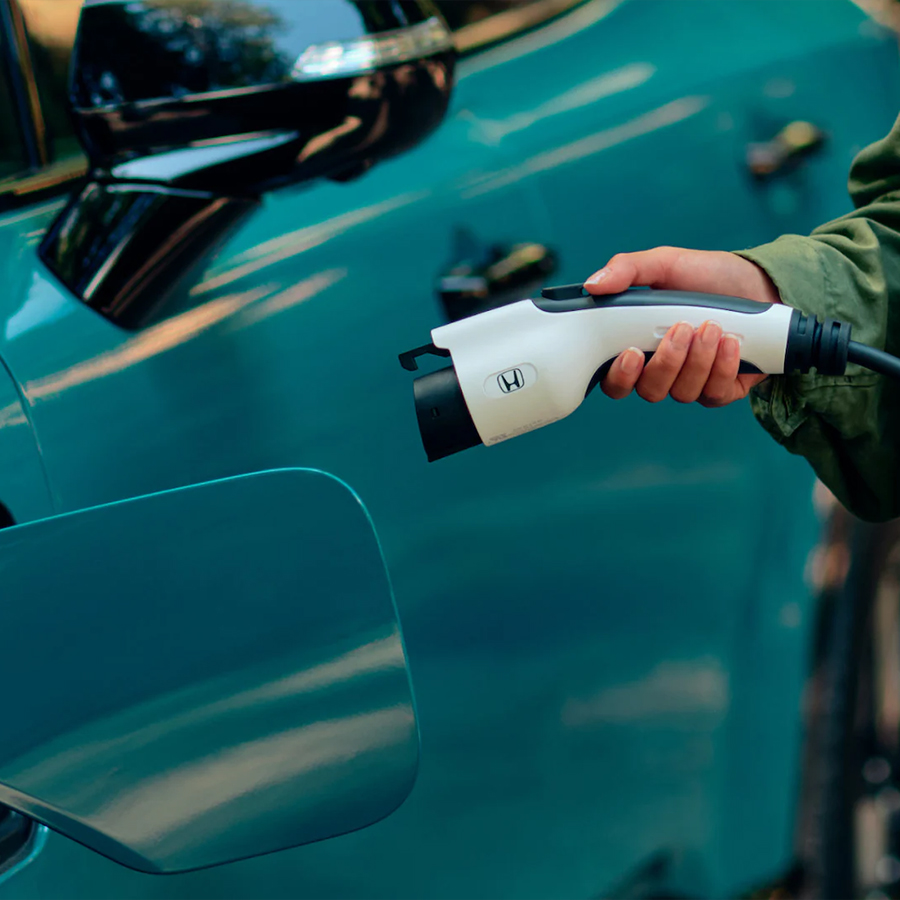 2025 Honda Prologue with the new Honda NACS-CCS adapter