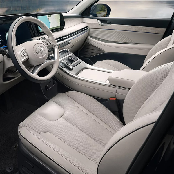 2025 Hyundai Palisade interior front view.