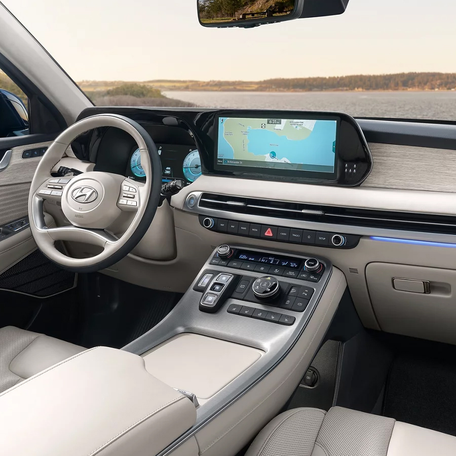 2025 Hyundai Palisade touchscreen navigation.