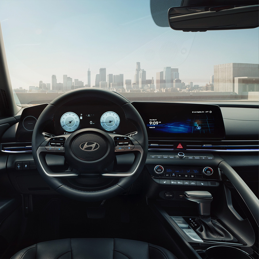 Interior view of the 2026 Hyundai Elantra
