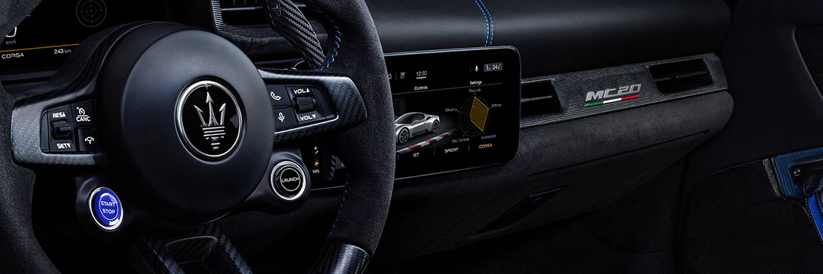 2025 Maserati MC20 cluster