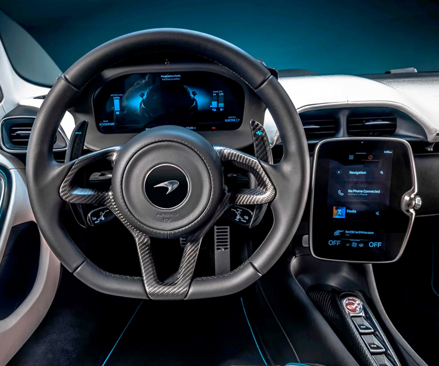 2025 McLaren Artura Spider interior fron console