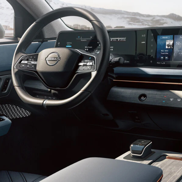 Interior dash of the 2025 Nissan ARIYA
