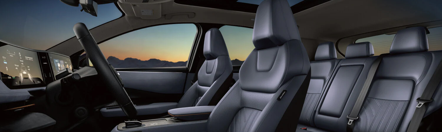 Interior seating of the 2025 Nissan ARIYA