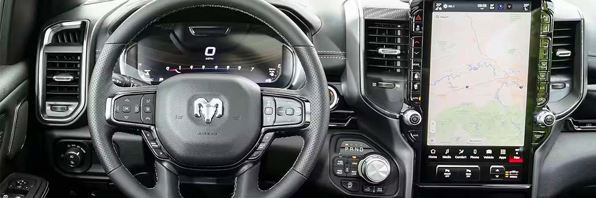 RAM 1500 OFFERS THE LARGEST AVAILABLE TOUCHSCREEN IN ITS CLASS