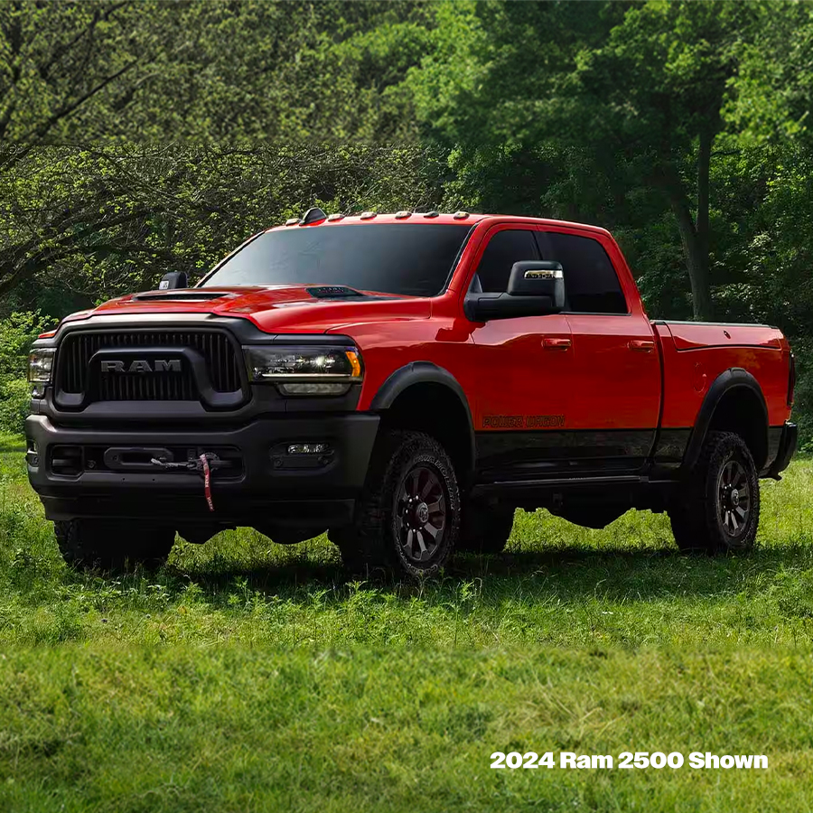 2024 Ram 2500 parked on grass in sunshine