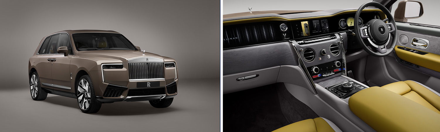 Roll-Royce Cullinan Extior and Interior views