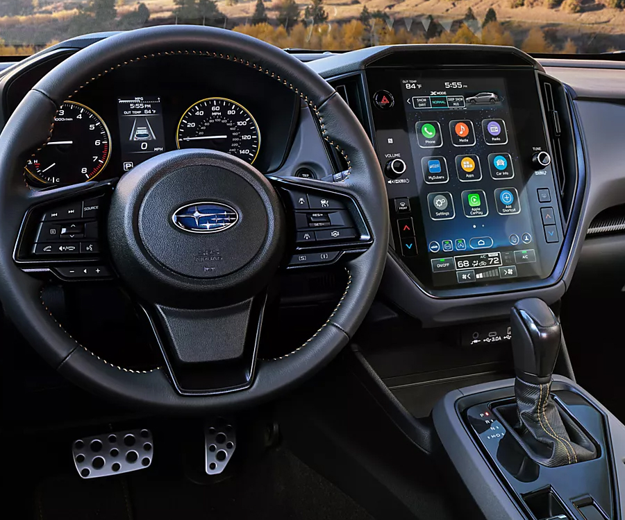 2025 Subaru Crosstrek Sport interior shown in Sport Cloth