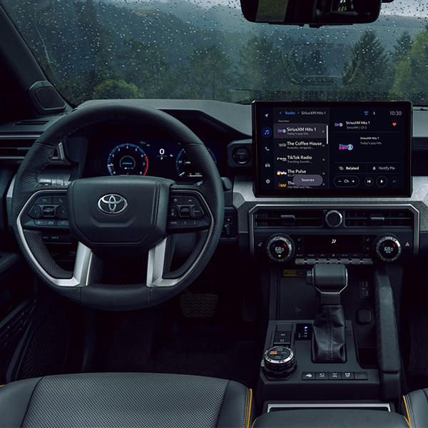 the all-new 2025 4Runner interior dash view