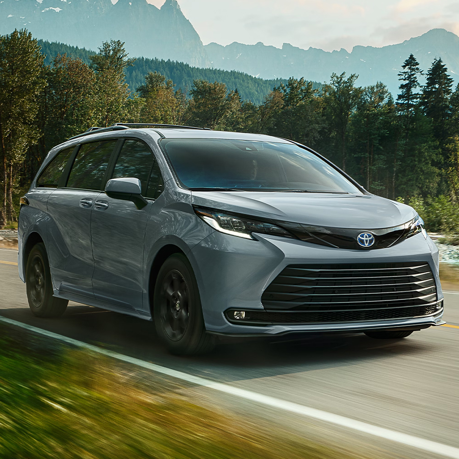 2025 Toyota Sienna Woodland Edition shown in Cement.