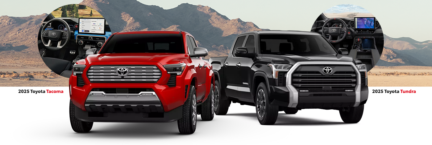 2025 Toyota Tacoma vs. Tundra