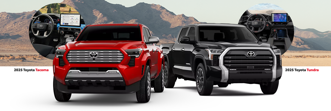2025 Toyota Tacoma vs. Tundra
