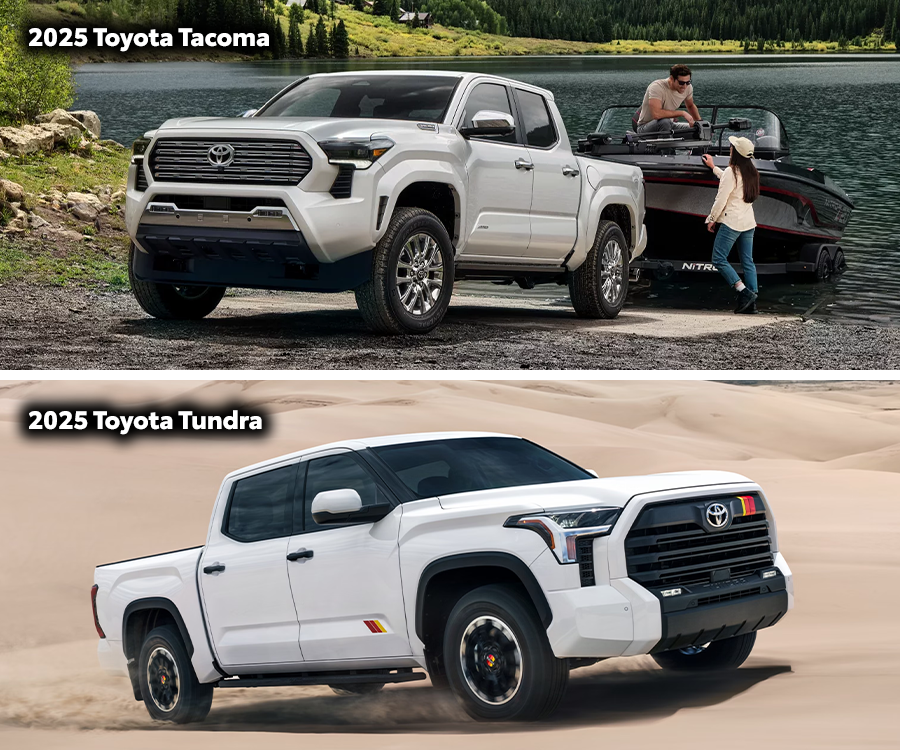 2025 Toyota Tacoma vs. Tundra