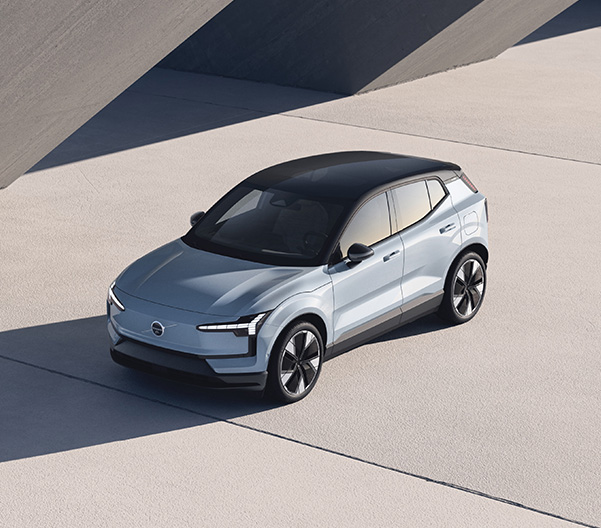 Volvo EX30 Recharge exterior design.