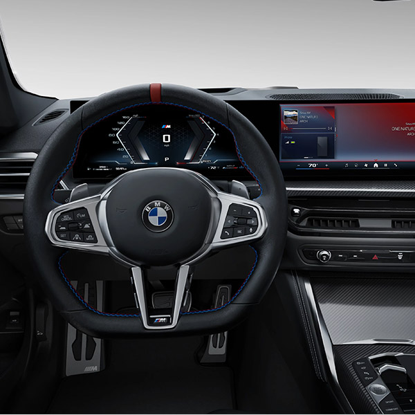 Interior shot in the 2026 BMW 4 Series