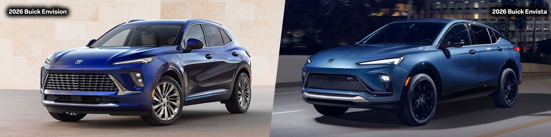 2026 Buick Envision and 2026 Buick Envista