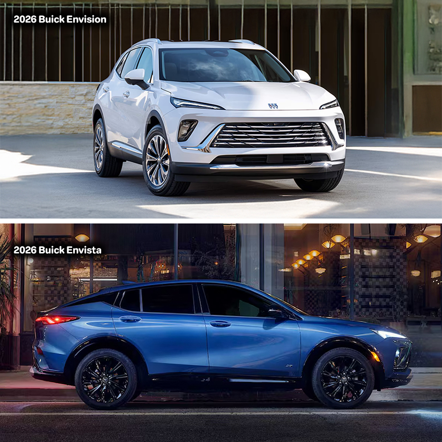 2026 Buick Envision and 2026 Buick Envista