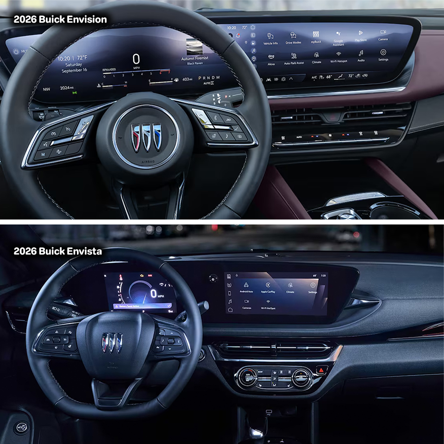 2026 Buick Envision and 2026 Buick Envista