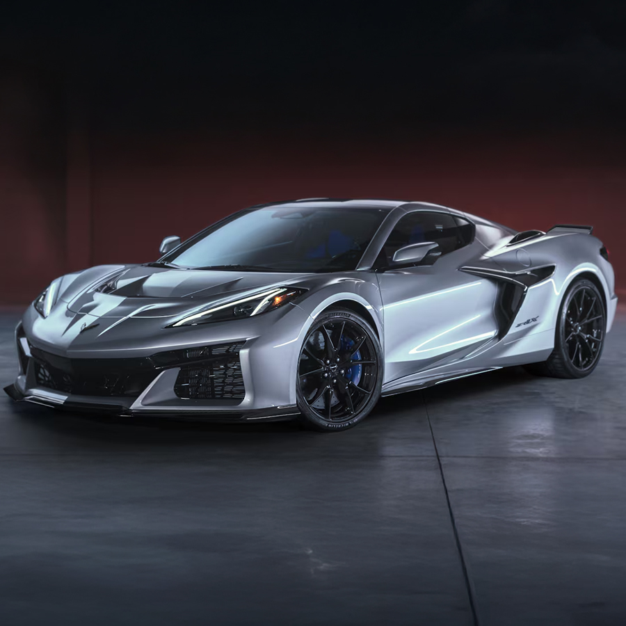 2026 Chevy Corvette ZR1X Parked in a Warehouse