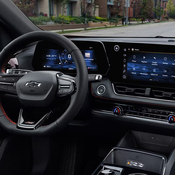 Interior dashboard of 2026 Chevy Equinox