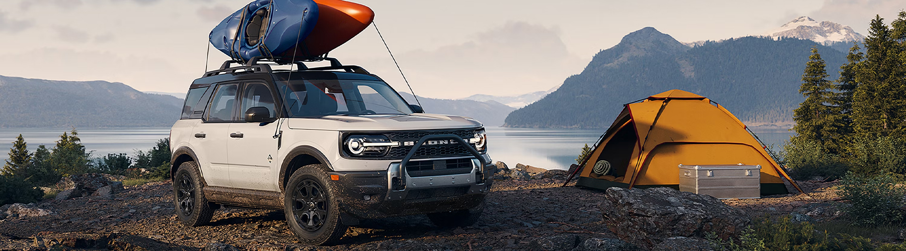 Ford bronco Sport at camp sight