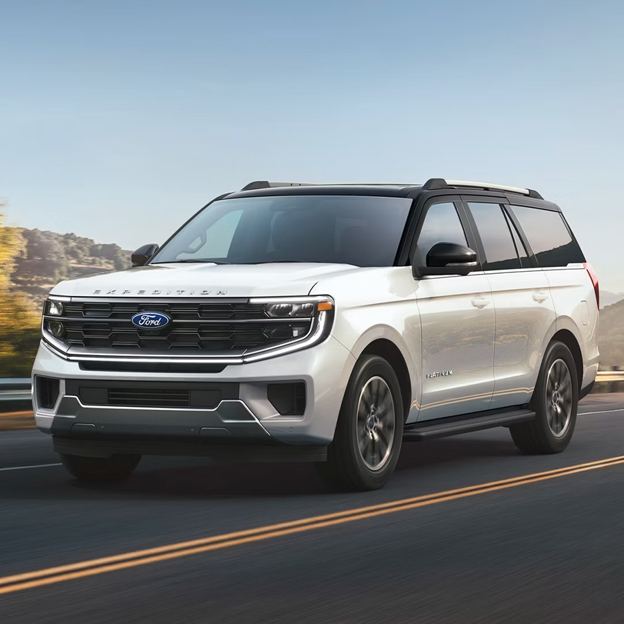 2026 Ford ExpeditionĀ® SUV being driven on a highway