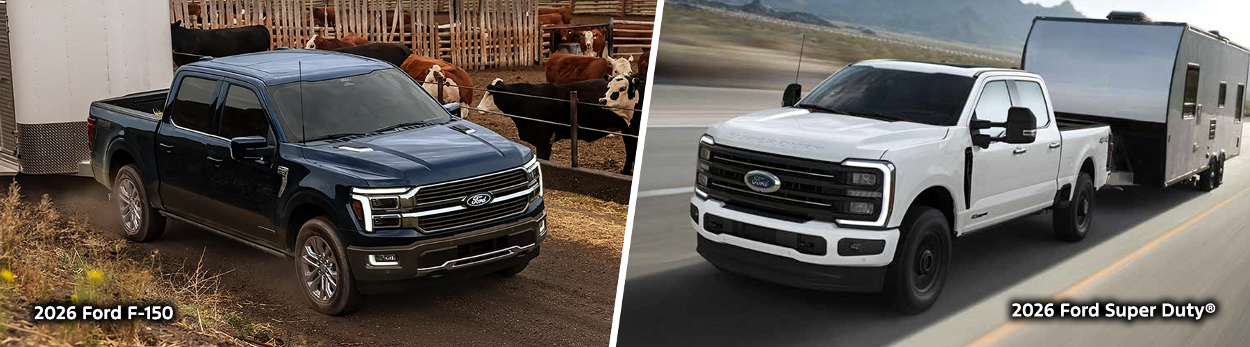 2026 Ford F-150 vs. Super Duty®