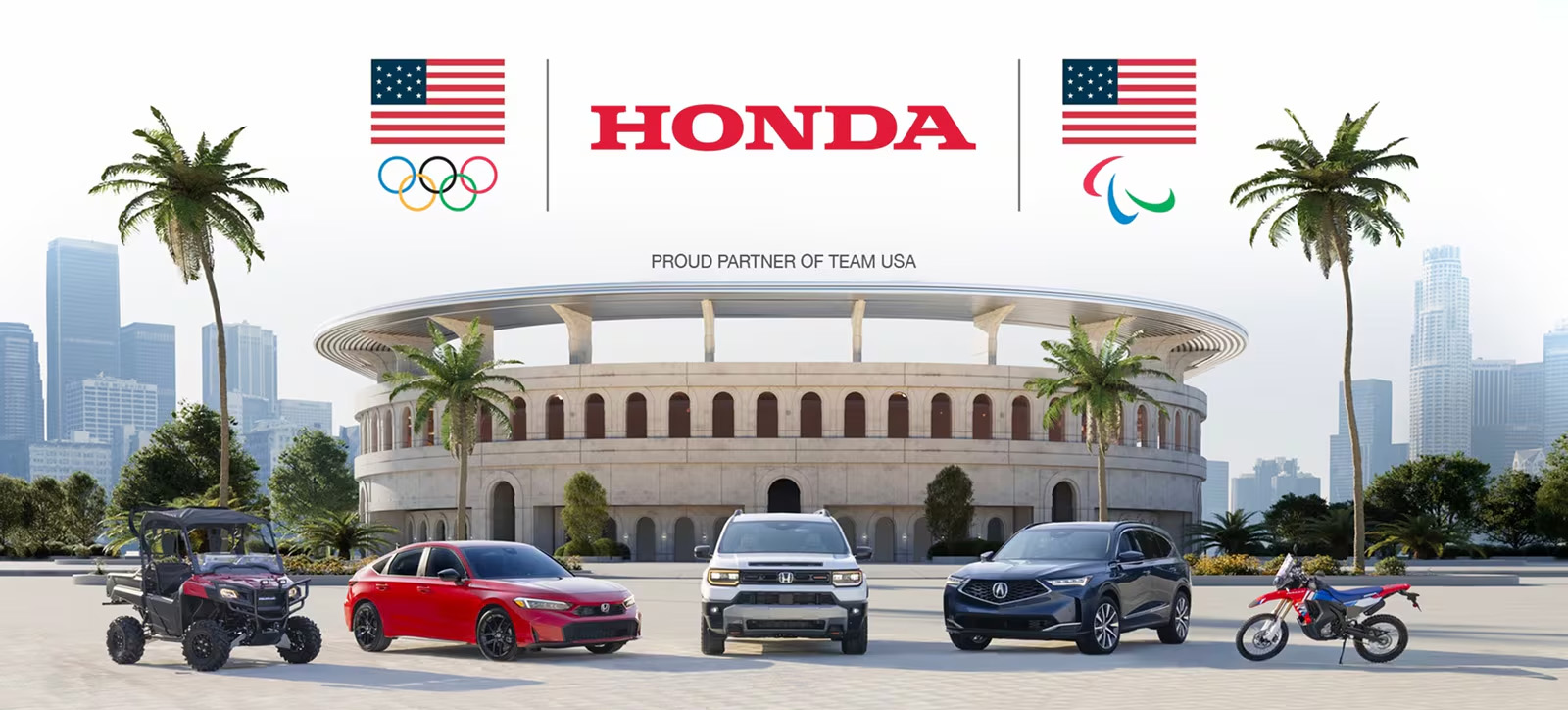 Honda - Official Automotive Partner of Team USA