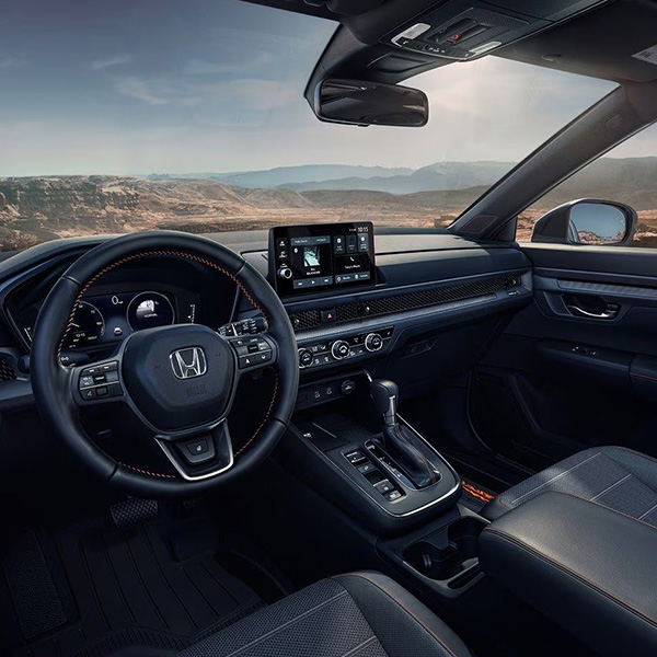 Interior shot of the cockpit 2026 Honda CR-V.