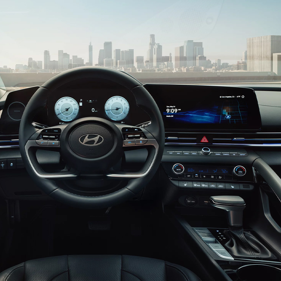 2026 Elantra driver's interior view