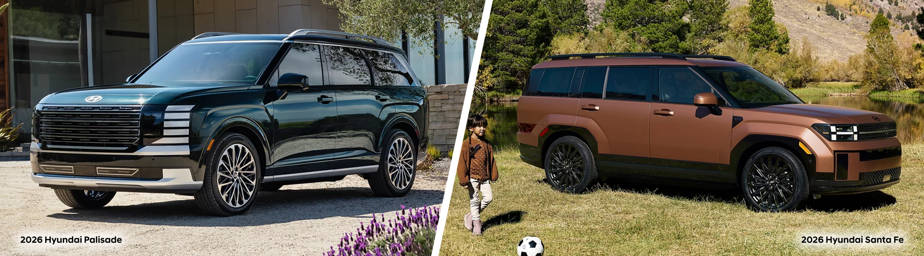 2026 Hyundai Palisade vs. Santa Fe