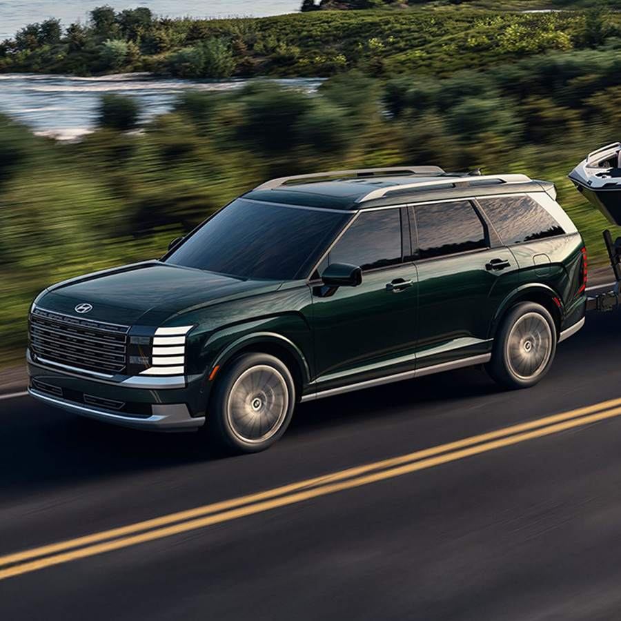 2026 PALISADE with up to 5,000-lb. towing capacity
