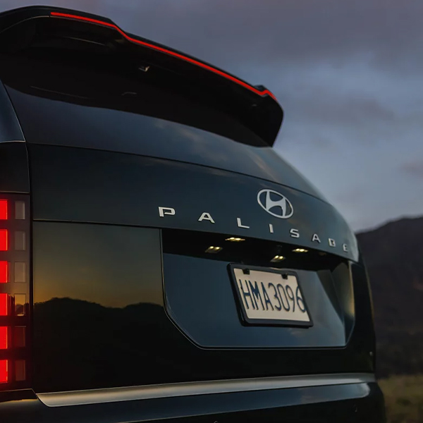 View of the back of a 2026 Hyundai Palisade