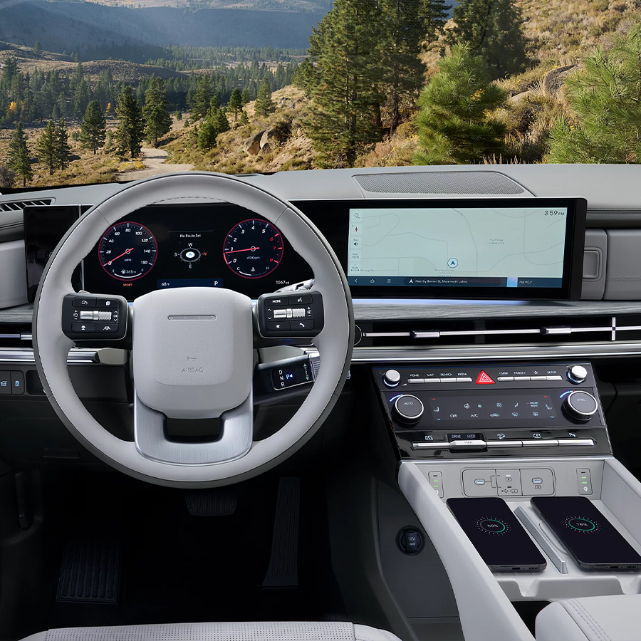 2026 Santa Fe driver's view