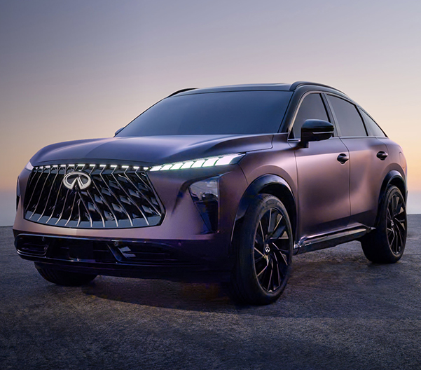 INFINITI QX65 Monograph luxury crossover SUV concept showcased in soft natural light