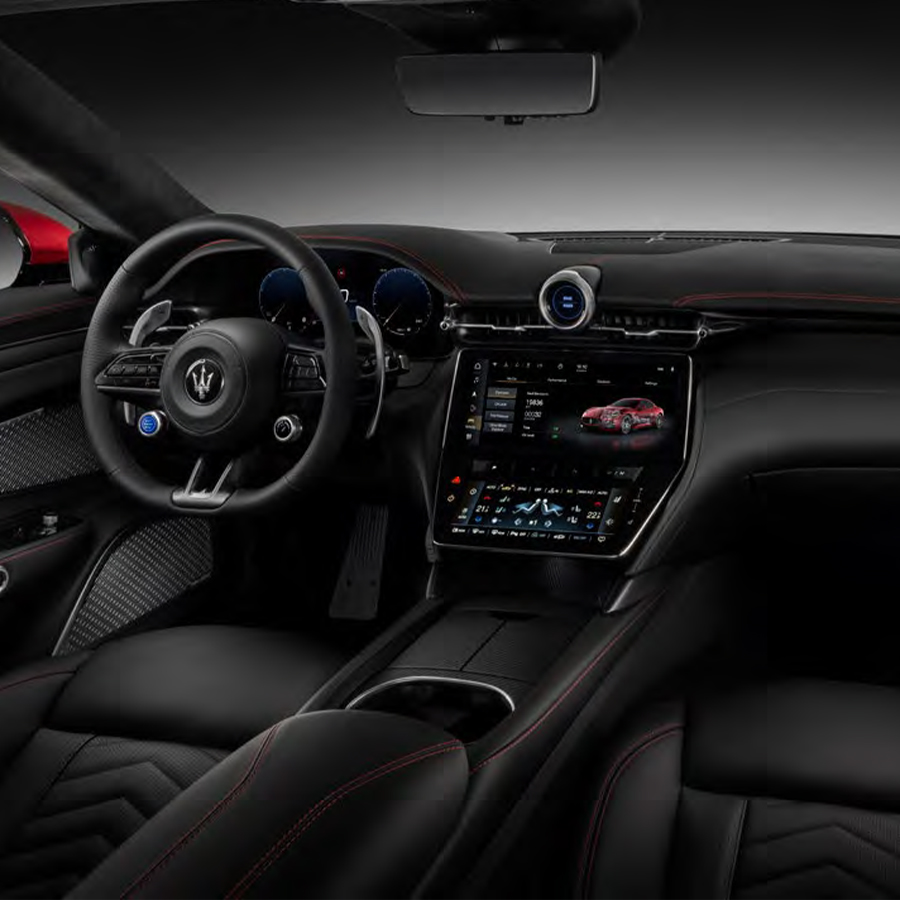 Interior view of the 2026 Maserati GranTurismo