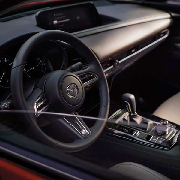 Interior shot of a 2026 Mazda CX-30