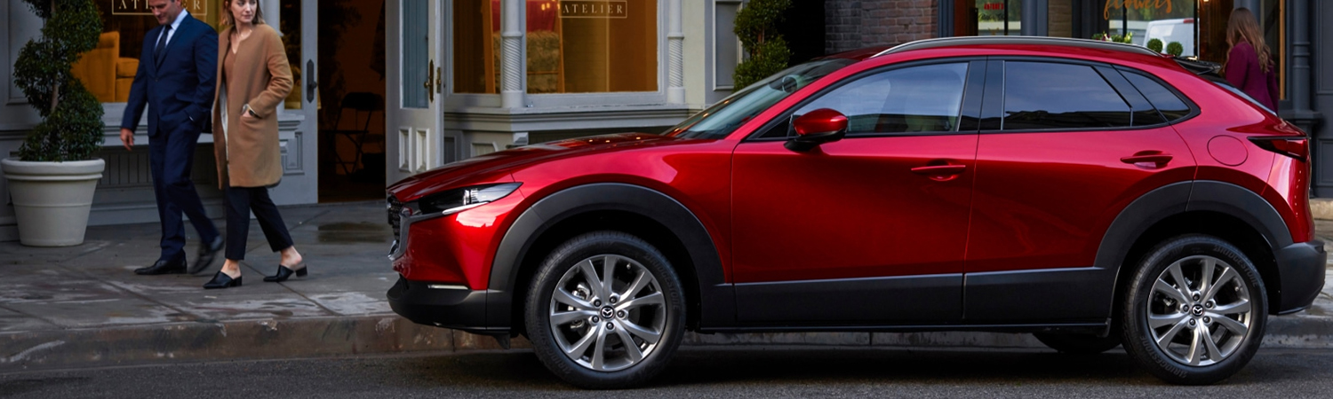 2026 Mazda CX-30 parallel parked on Main Street