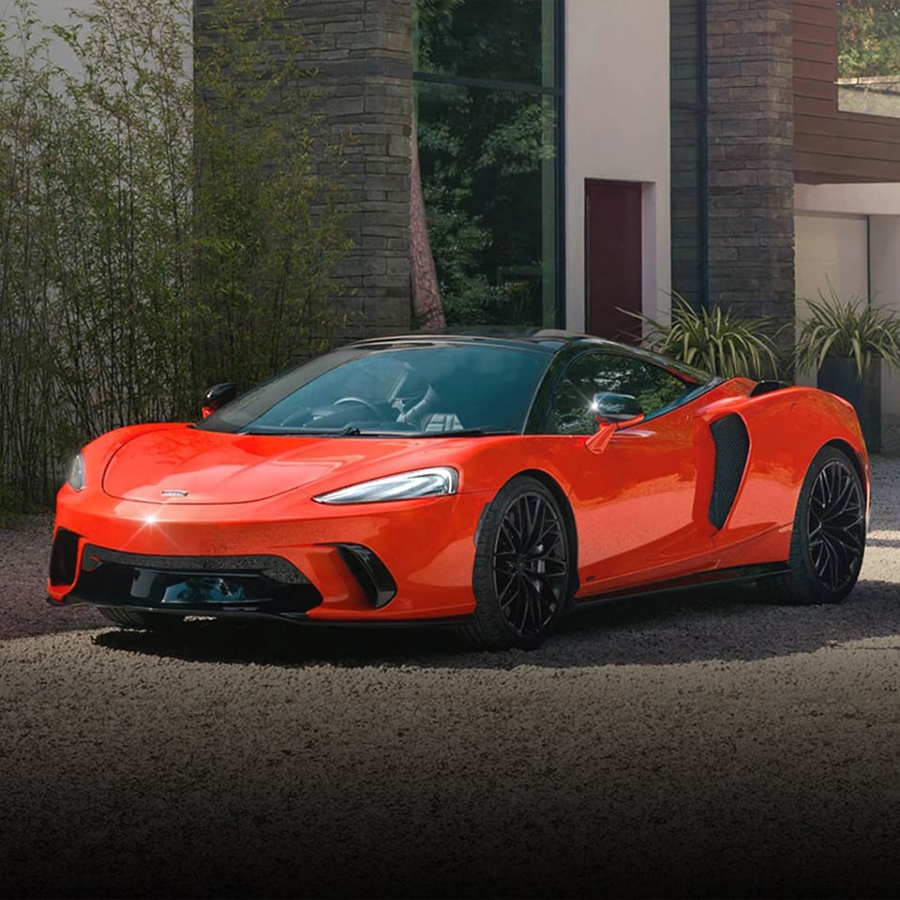 Image of a McLaren Driving.