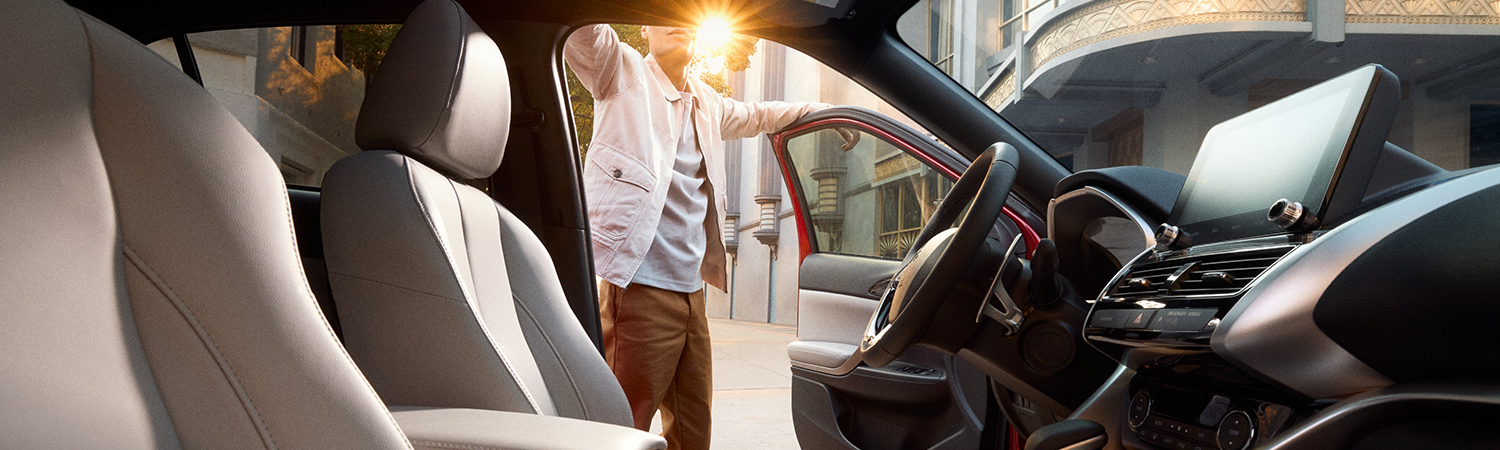 Interior view of the 2026 Mitsubishi Eclipse Cross compact SUV