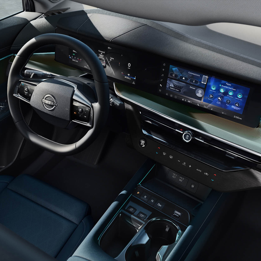 2026 Nissan Murano interior with customizable ambient lighting