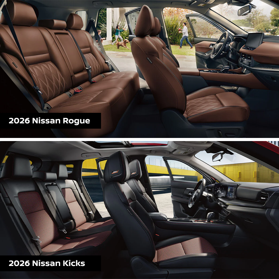 2026 Nissan Rogue vs. 2026 Nissan Kicks