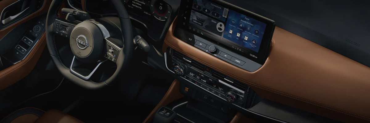 2026 Nissan Rogue interior cockpit view