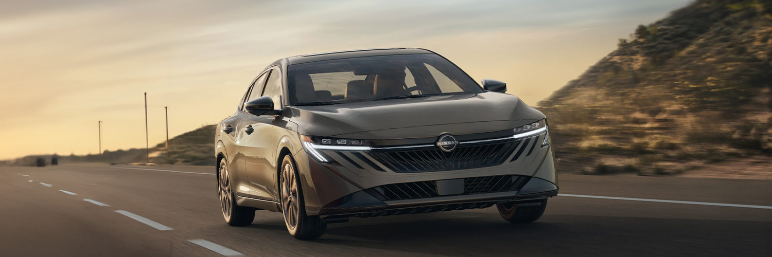 2026 Nissan Sentra driving on a road